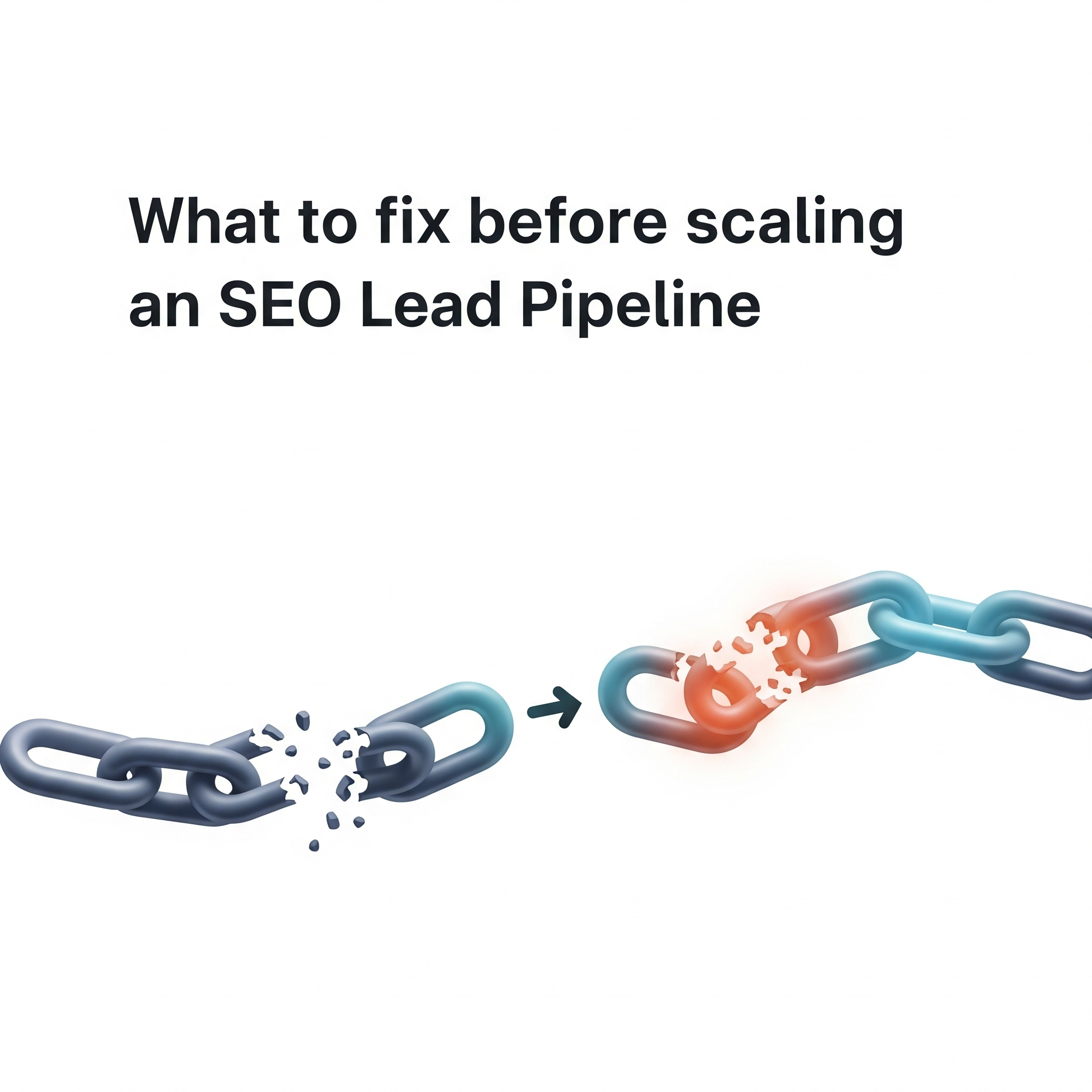 What to Fix Before You Scale Your SEO Lead Pipeline