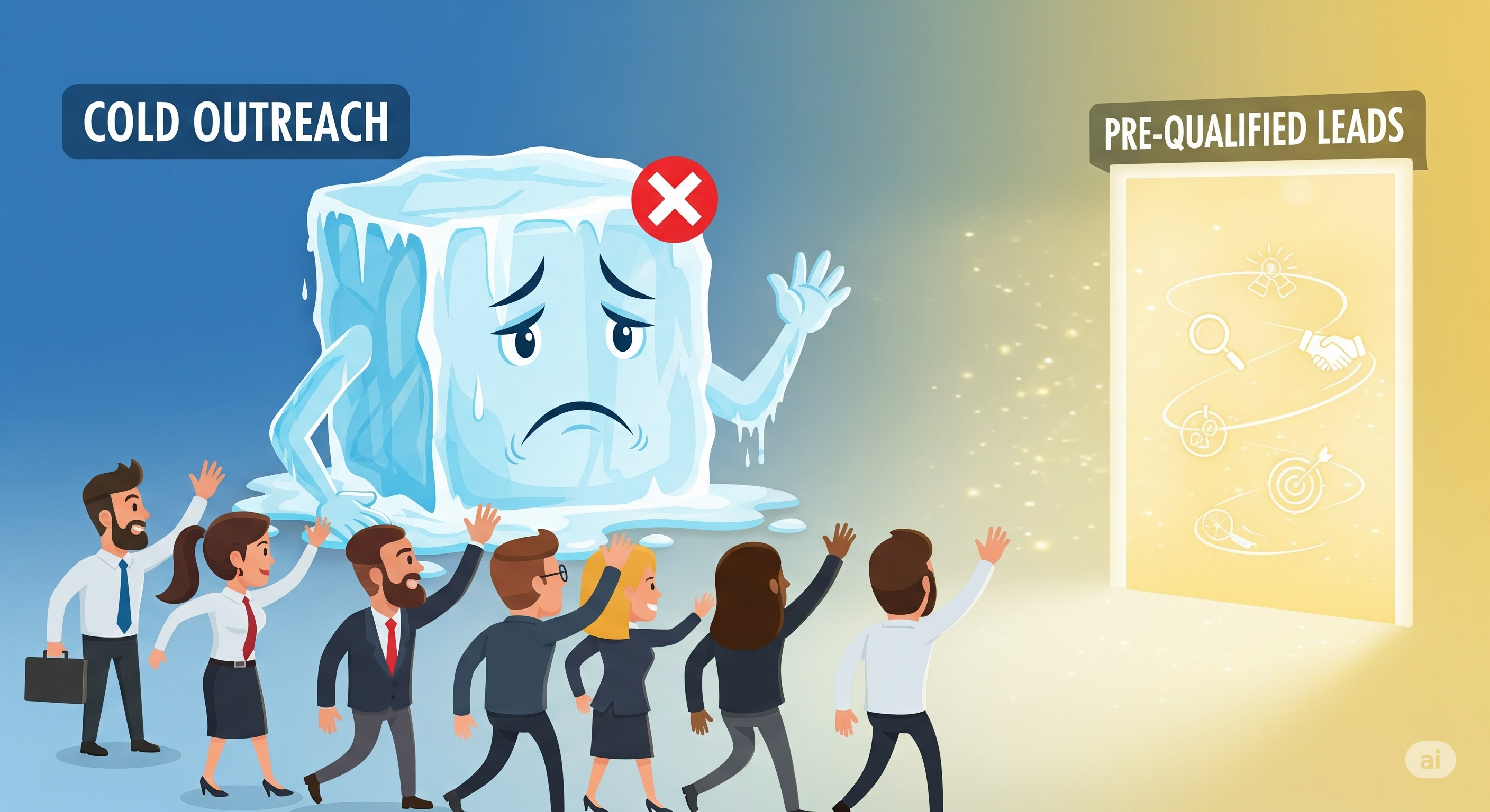 Say Goodbye to Cold Outreach with Pre-Qualified Leads
