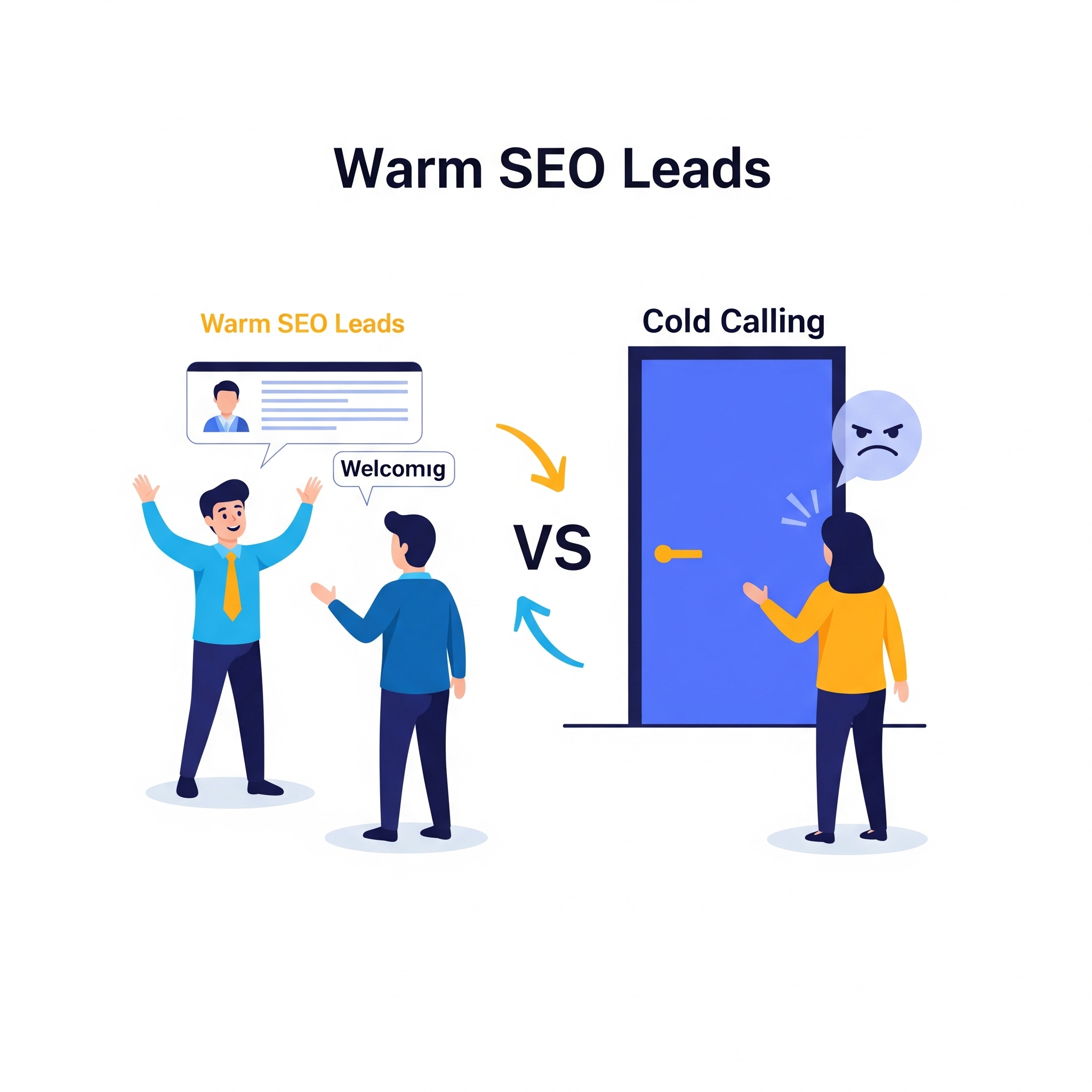 Why Warm SEO Leads Are Better Than Cold Calling