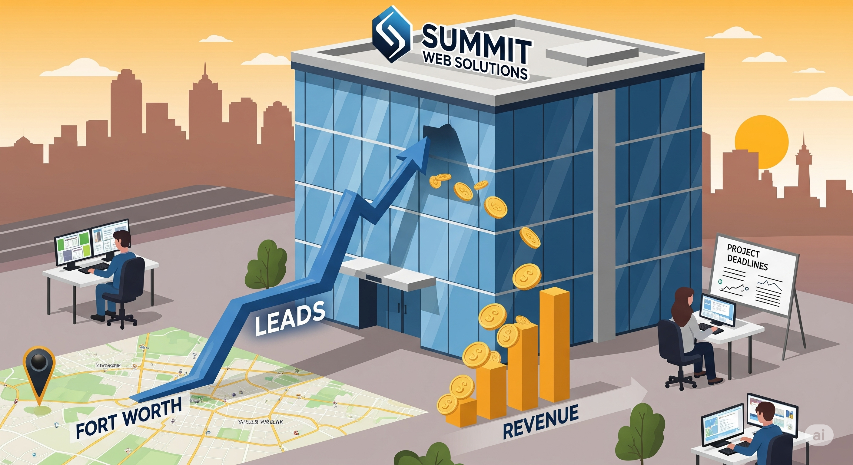 Buy Web Design Leads in Fort Worth to Boost Agency Revenue