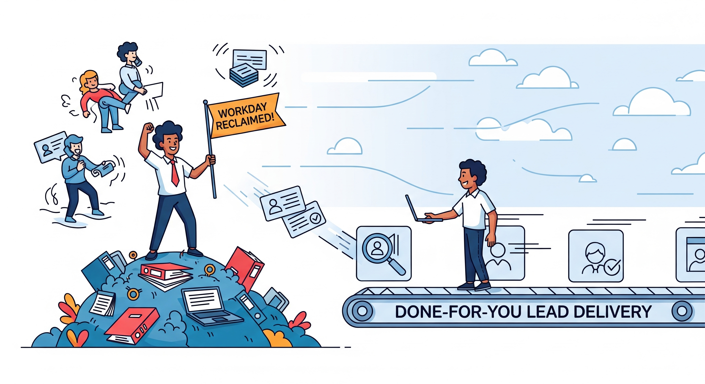Reclaim Your Workday with Done-for-You Lead Delivery