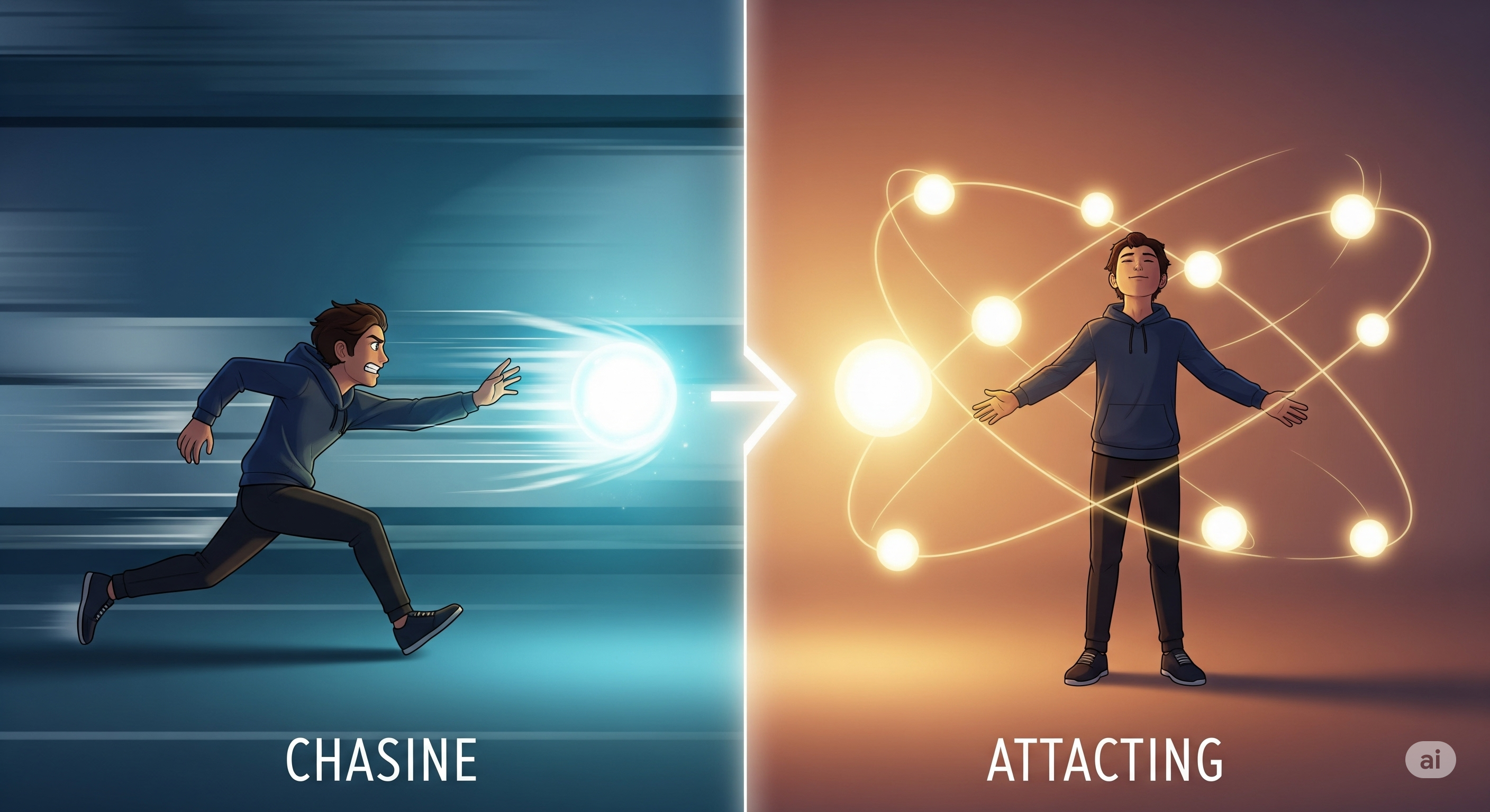 What Happens When You Stop Chasing and Start Attracting