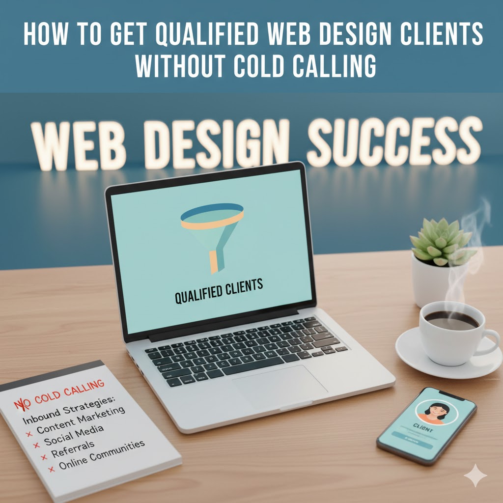 How to Get Qualified Web Design Clients Without Cold Calling