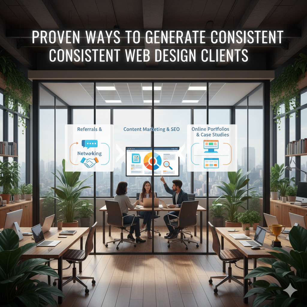 Proven Ways to Generate Consistent Web Design Clients