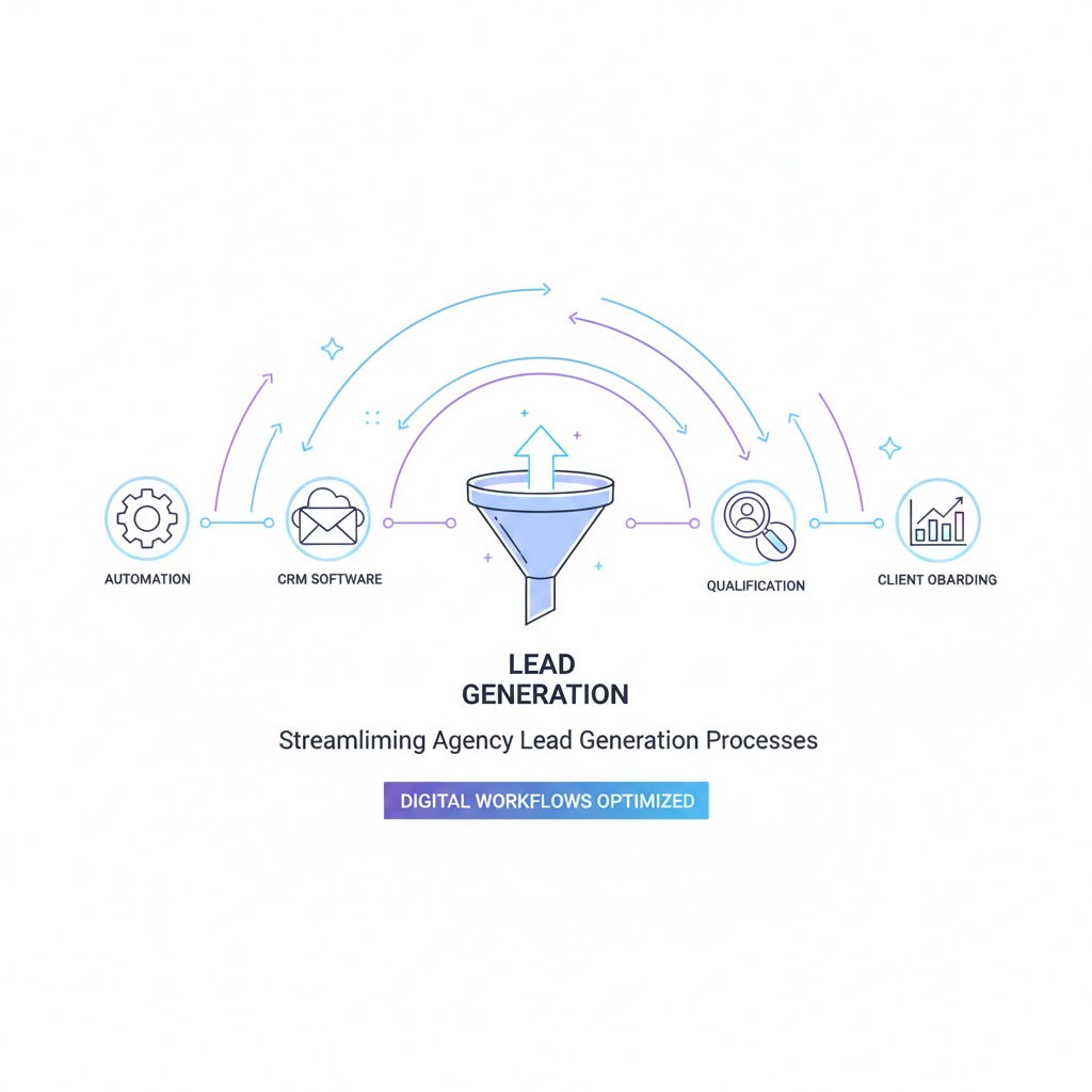 Digital Workflows Streamlining Agency Lead Generation Processes