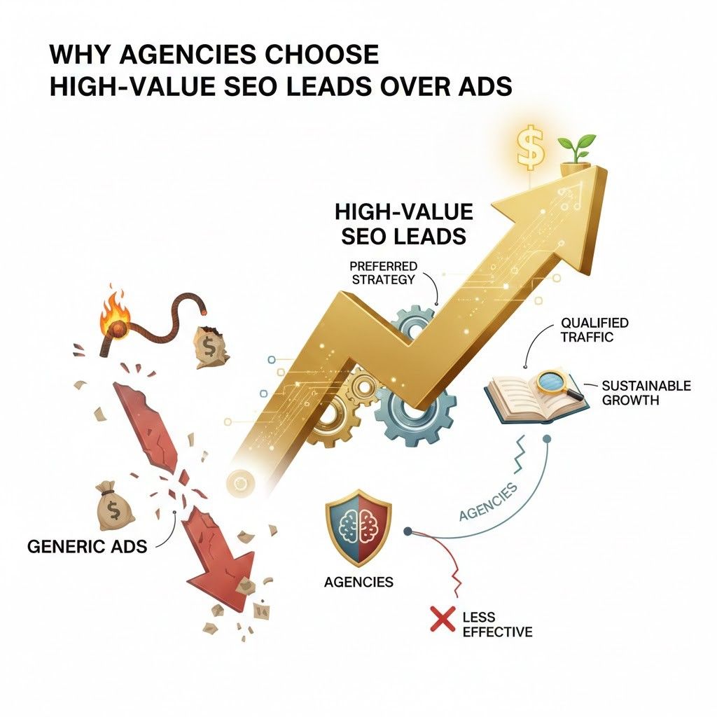 Why Agencies Choose High-Value SEO Leads Over Ads