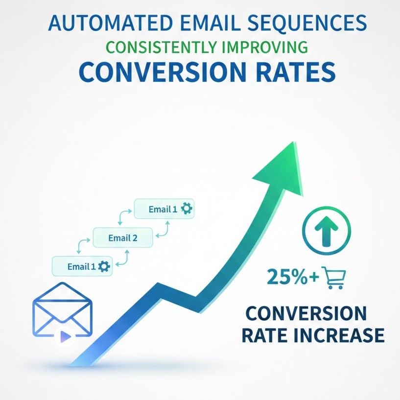 Automated Email Sequences Consistently Improving Conversion Rates