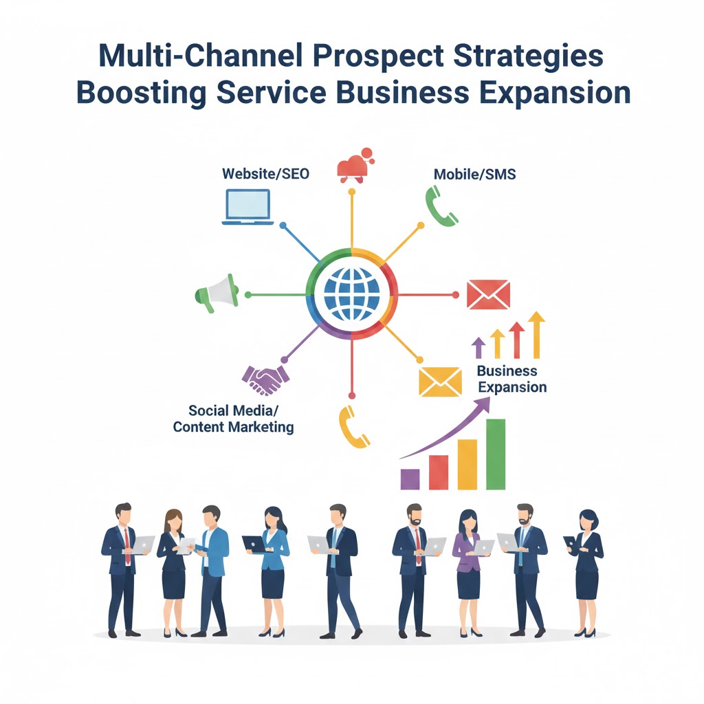 Multi-Channel Prospect Strategies Boosting Service Business Expansion