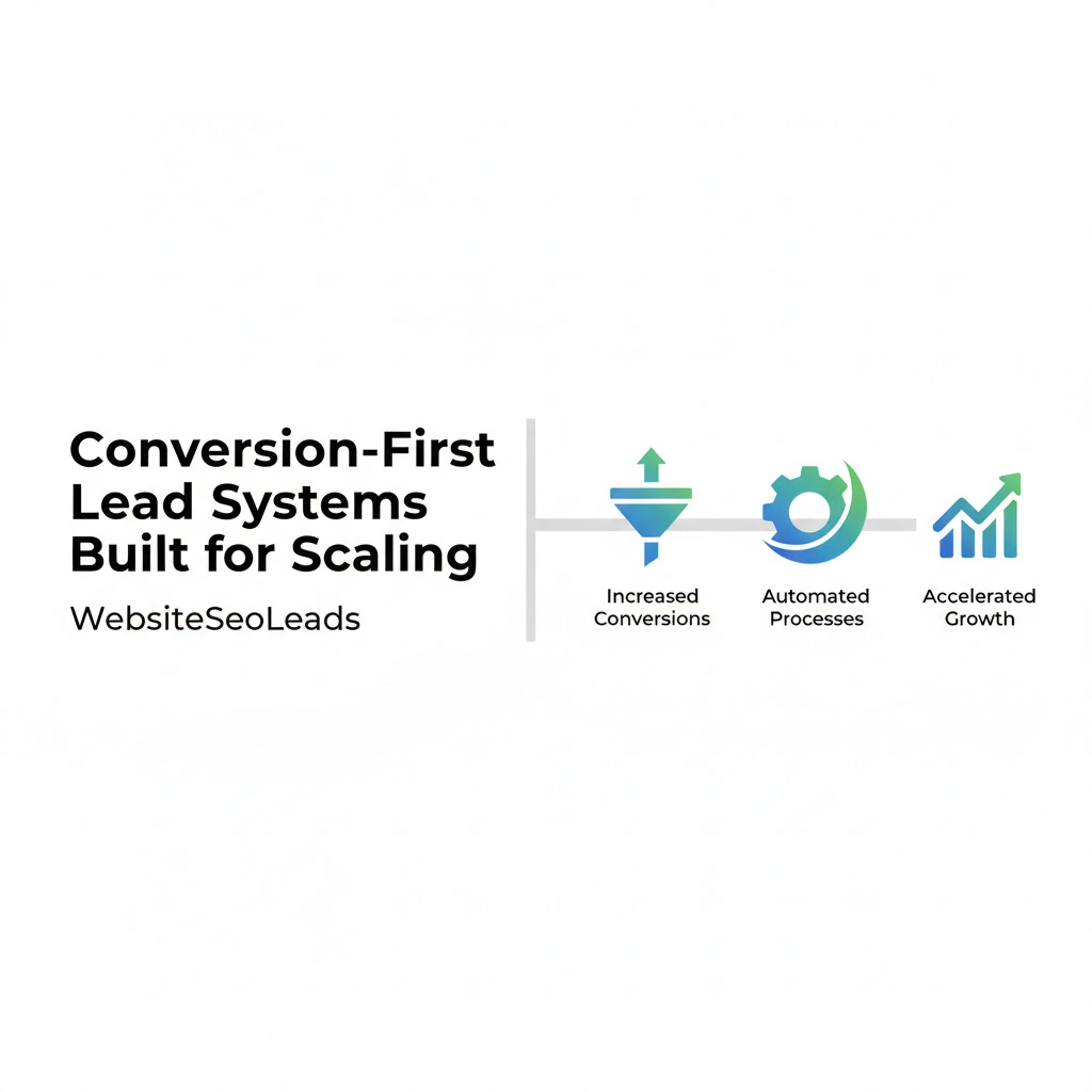 Conversion-First Lead Systems Built for Scaling