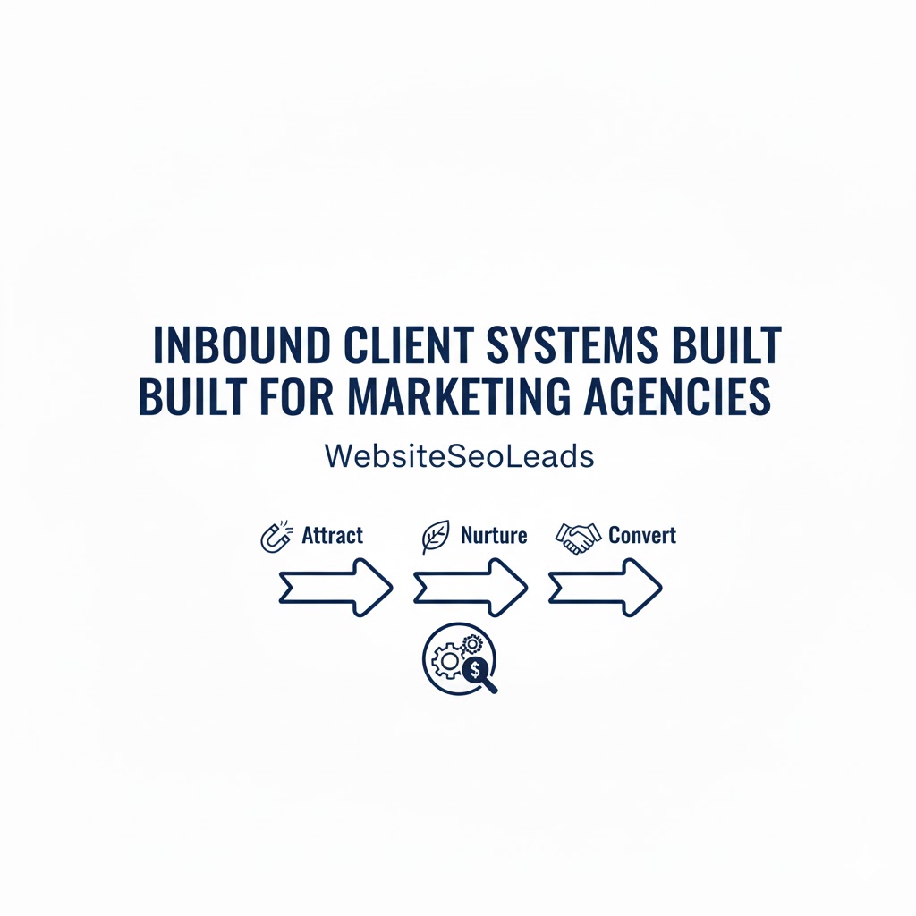 Inbound Client Systems Built for Marketing Agencies