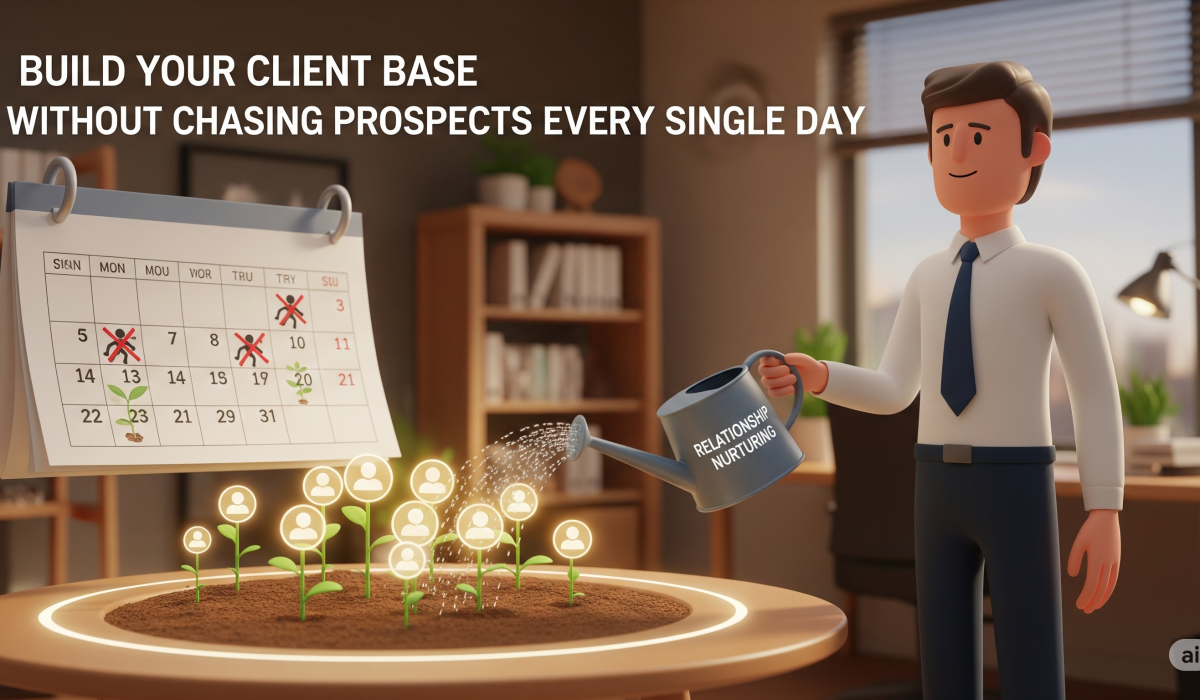 Build Your Client Base Without Chasing Prospects Every Single Day