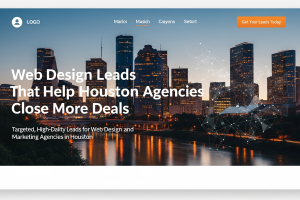 Web Design Leads That Help Houston Agencies Close More Deals
