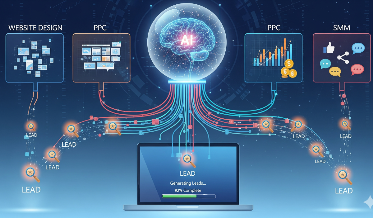 Buy AI Powered Website Design PPC and SMM Leads