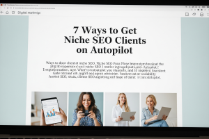 7 Ways to Get Niche SEO Clients on Autopilot
