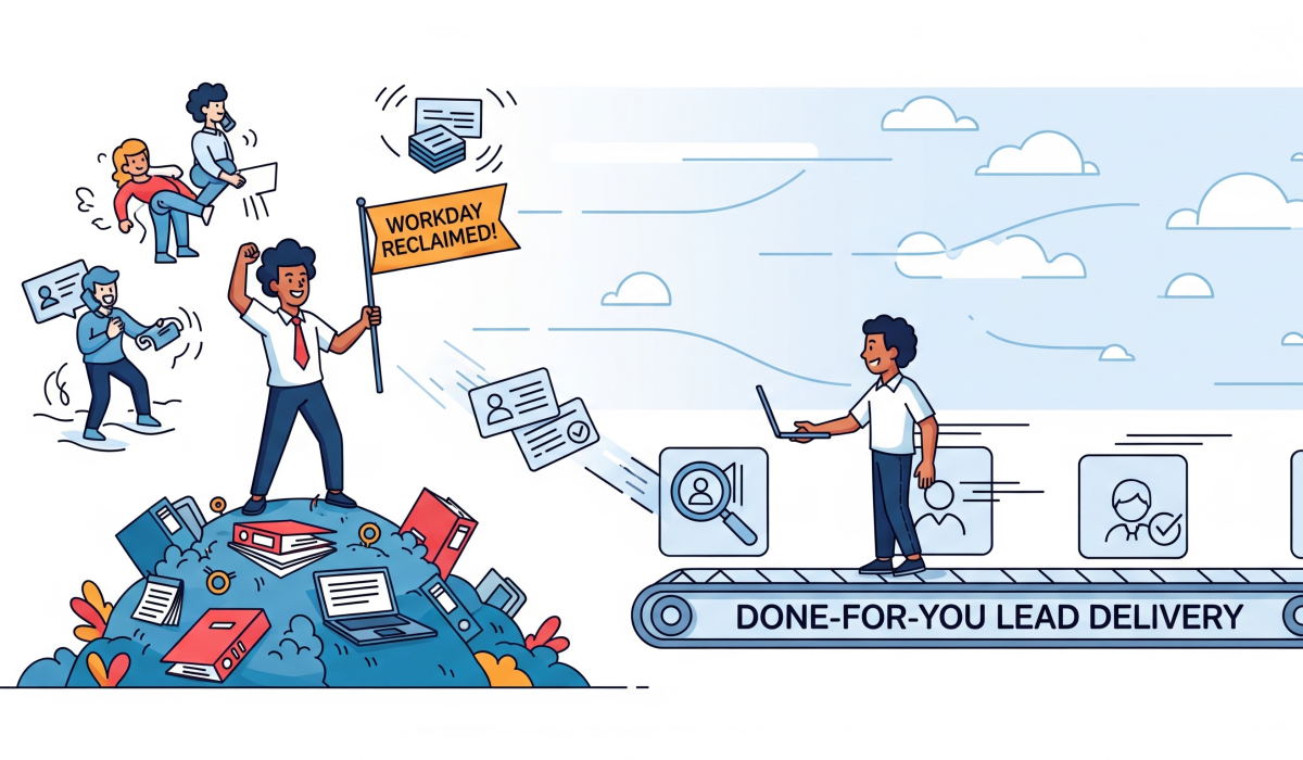 Reclaim Your Workday with Done-for-You Lead Delivery