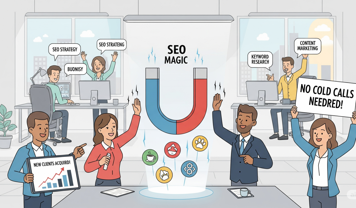 How Agencies Win SEO Clients Without Cold Calling Tactics