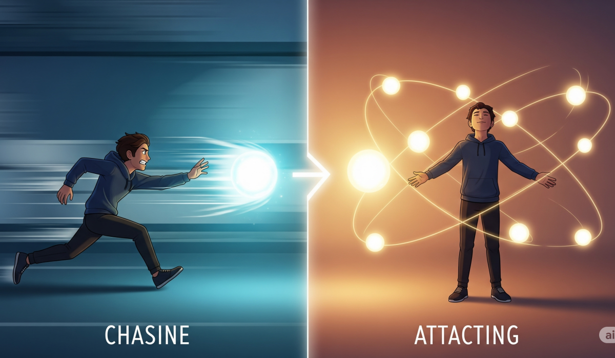 What Happens When You Stop Chasing and Start Attracting