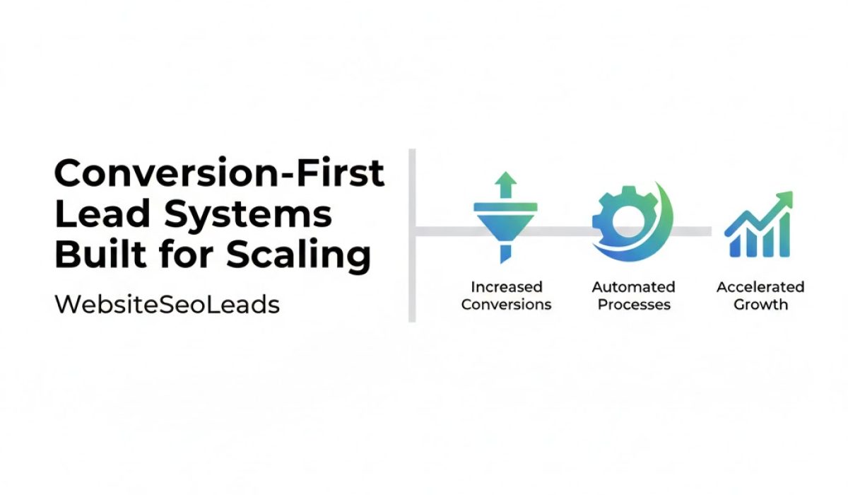 Conversion-First Lead Systems Built for Scaling