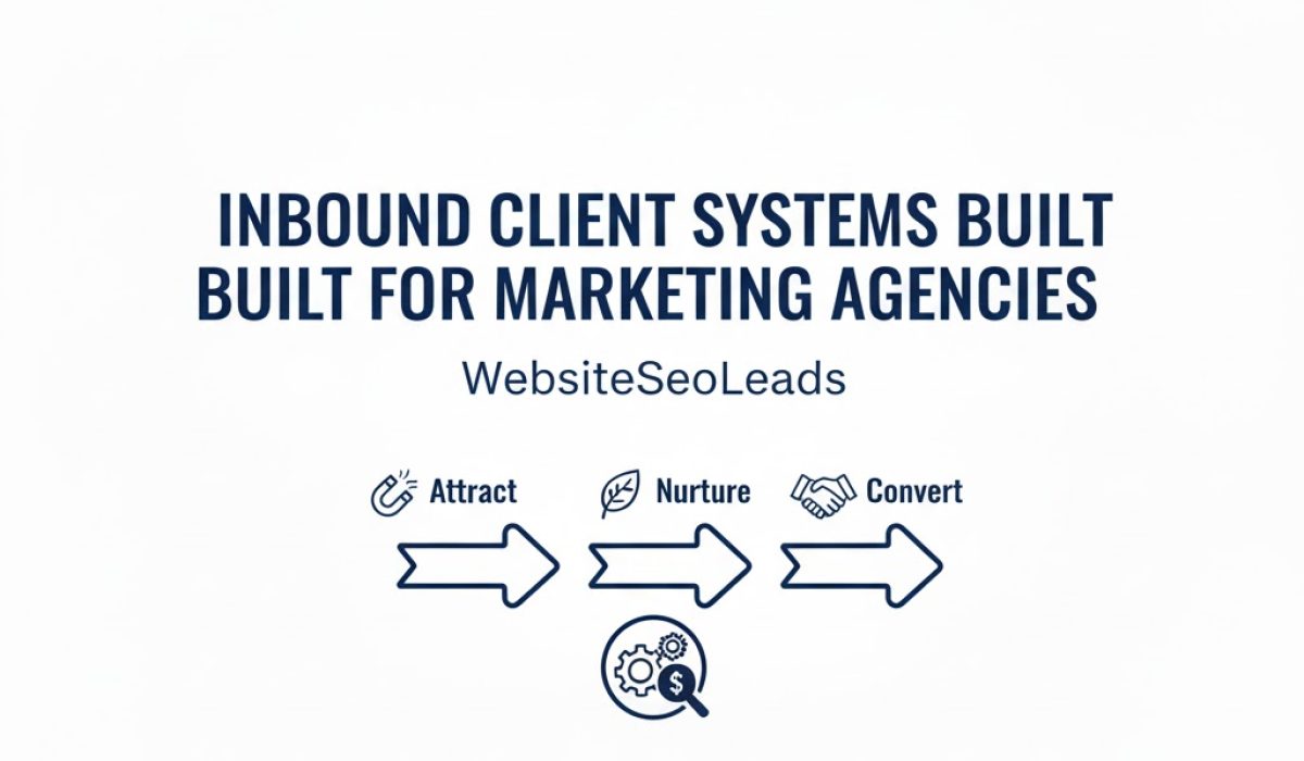 Inbound Client Systems Built for Marketing Agencies