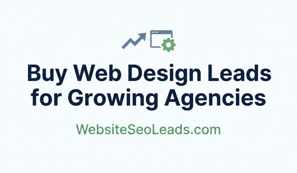 Buy Web Design Leads for Growing Agencies